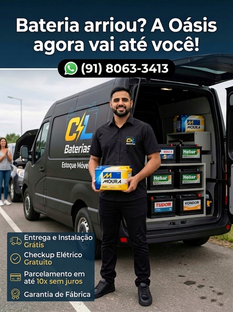 CL Baterias - Entrega e Instalação Grátis - 24 horas